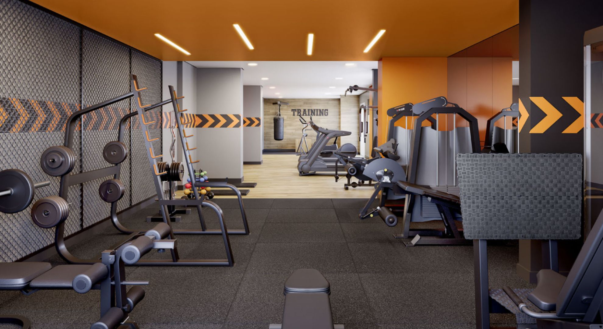 Academia do condomínio