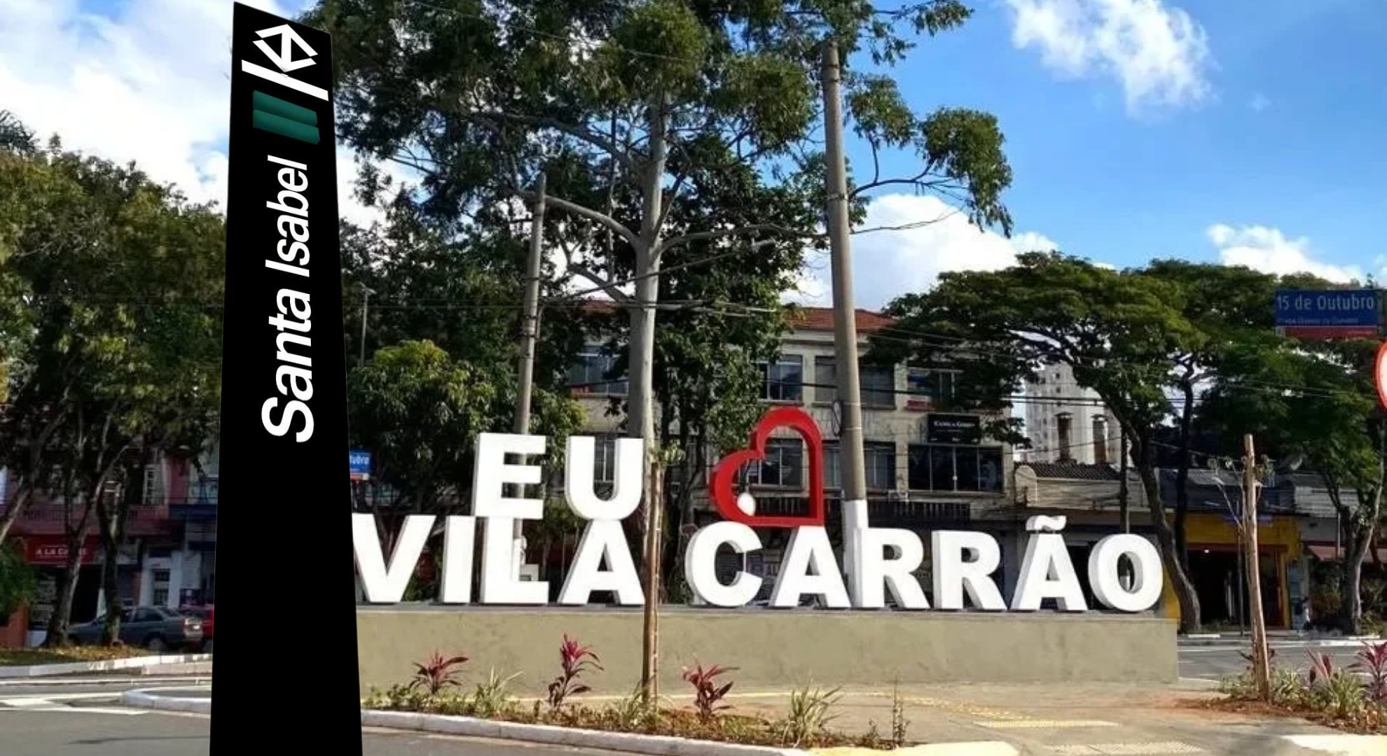 Vista aérea do bairro Carrão